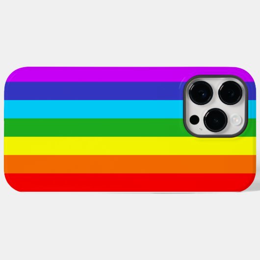 Rainbow Color Liquid Silicone iPhone Case (Rückseite (Horizontal))