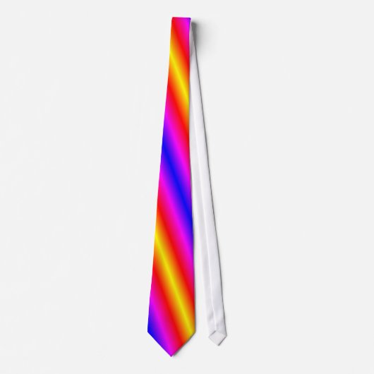 Rainbow Color Neck Tie Krawatte (Vorderseite)