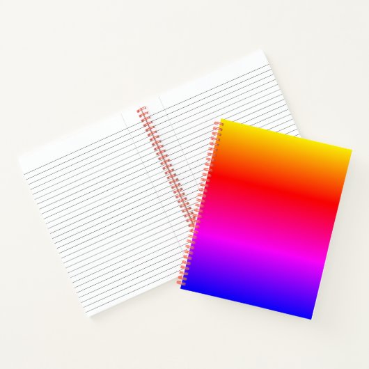 Rainbow-Color-Notebook Notizblock (Innenseite)