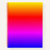 Rainbow-Color-Notebook Notizblock (Vorderseite)