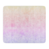 Rainbow Color Regenbogen Pastel marmor marble Schneidebrett (Vorderseite)