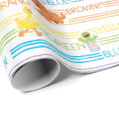 Rainbow Color Sesame Pals Muster Geschenkpapier (Rolleneckpunkt)