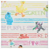 Rainbow Color Sesame Pals Muster Stoff (Muster)