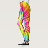 Rainbow color spiral pattern leggings (Links)