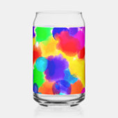 Rainbow Color Splash Party Dosenglas (Rückseite)