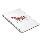 Rainbow Color Stripe Notizblock (Rechte Seite)