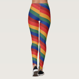 Rainbow Color Stripes Regenbogen Regenbogenfarben Leggings