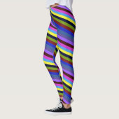 Rainbow Color Stripes Regenbogen Regenbogenfarben Leggings (Links)