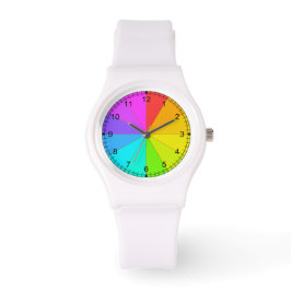 Rainbow Color Wheel Watch Armbanduhr