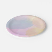 Rainbow Colorcolor Pappteller (Schrägansicht)