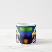 Rainbow Colored Bald Eagle-654568 Espressotasse (Vorderseite)