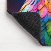 Rainbow Colored Bald Eagle-65456 Mousepad (Ecke)