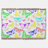 Rainbow Colored Butterflies Flying Decke (Vorderseite)
