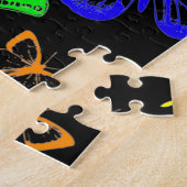 Rainbow Colored Butterflies Flying Puzzle (Seite)