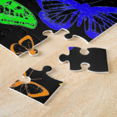 Rainbow Colored Butterflies Flying Puzzle (Seite)