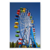 Rainbow Colored Ferris Wheel Fotodruck (Vorne)