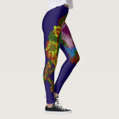 Rainbow Colored Floral Leggings (Rechts)