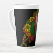 Rainbow Colored Floral Milchtasse (Linke Ecke)