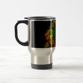 Rainbow Colored Floral Reisebecher