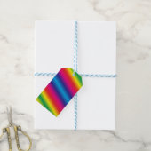 Rainbow Colored Gift Tags Geschenkanhänger (Mit Garn)