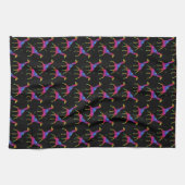Rainbow Colored Giraffe Handtuch (Horizontal)