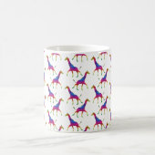 Rainbow Colored Giraffe Kaffeetasse (Mittel)