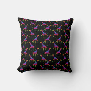 Rainbow Colored Giraffe Kissen