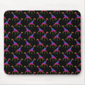 Rainbow Colored Giraffe Mousepad (Vorne)
