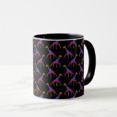 Rainbow Colored Giraffe Tasse (VorderseiteRechts)