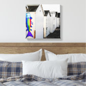 Rainbow Colored Kite Leinwanddruck (Insitu (Schlafzimmer))