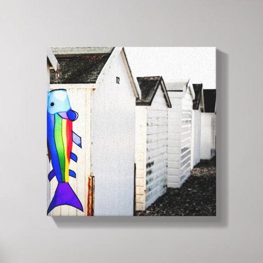 Rainbow Colored Kite Leinwanddruck (Vorderseite)