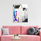 Rainbow Colored Kite Leinwanddruck (Insitu (Wohnzimmer))