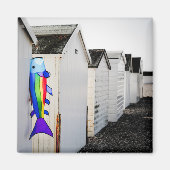 Rainbow Colored Kite Magnet (Vorne)