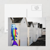 Rainbow Colored Kite Postkarte (Vorne/Hinten)