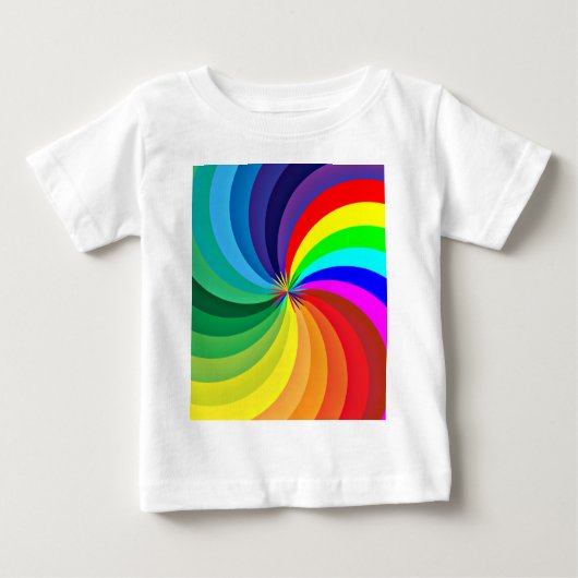 Rainbow Colored Mandala-46556 Baby T-shirt (Vorderseite)