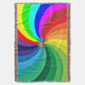 Rainbow Colored Mandala-46556 Decke (Vorderseite Vertikal)