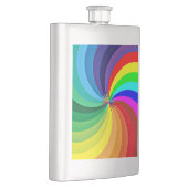 Rainbow Colored Mandala-46556 Flachmann (Rechts)