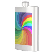 Rainbow Colored Mandala-46556 Flachmann (Links)