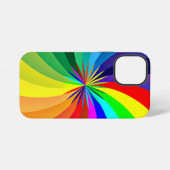 Rainbow Colored Mandala-46556 iPhone Hülle (Rückseite (Horizontal))