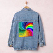 Rainbow Colored Mandala-46556 Jeansjacke (Hangar)