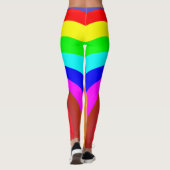 Rainbow Colored Mandala-46556 Leggings (Rückseite)