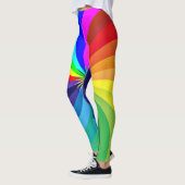 Rainbow Colored Mandala-46556 Leggings (Links)