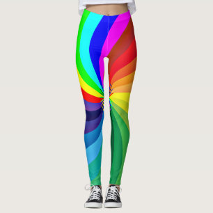 Rainbow Colored Mandala-46556 Leggings