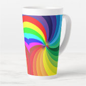 Rainbow Colored Mandala-46556 Milchtasse (Rechte Ecke)