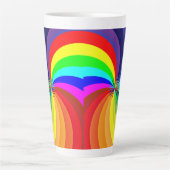 Rainbow Colored Mandala-46556 Milchtasse (Vorderseite)