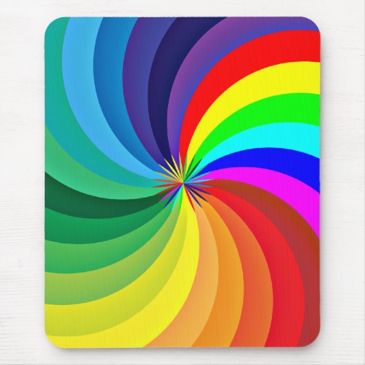 Rainbow Colored Mandala-46556 Mousepad (Vorne)
