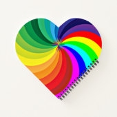Rainbow Colored Mandala-46556 Notizblock (Rückseite)