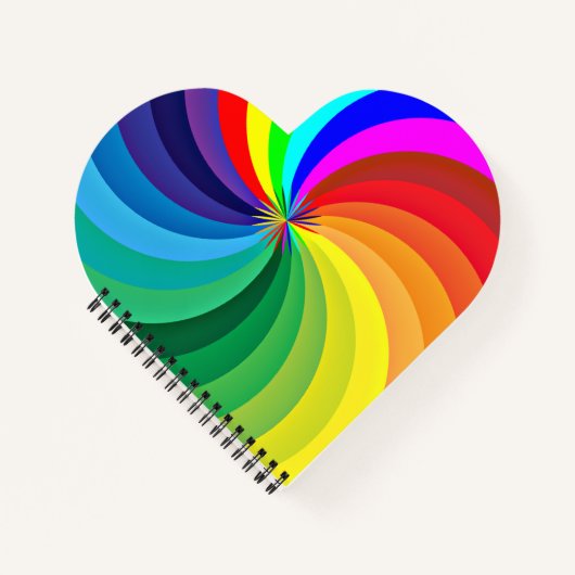 Rainbow Colored Mandala-46556 Notizblock (Vorderseite)