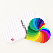 Rainbow Colored Mandala-46556 Notizblock (Innenseite)