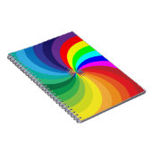 Rainbow Colored Mandala-46556 Notizblock (Rechte Seite)